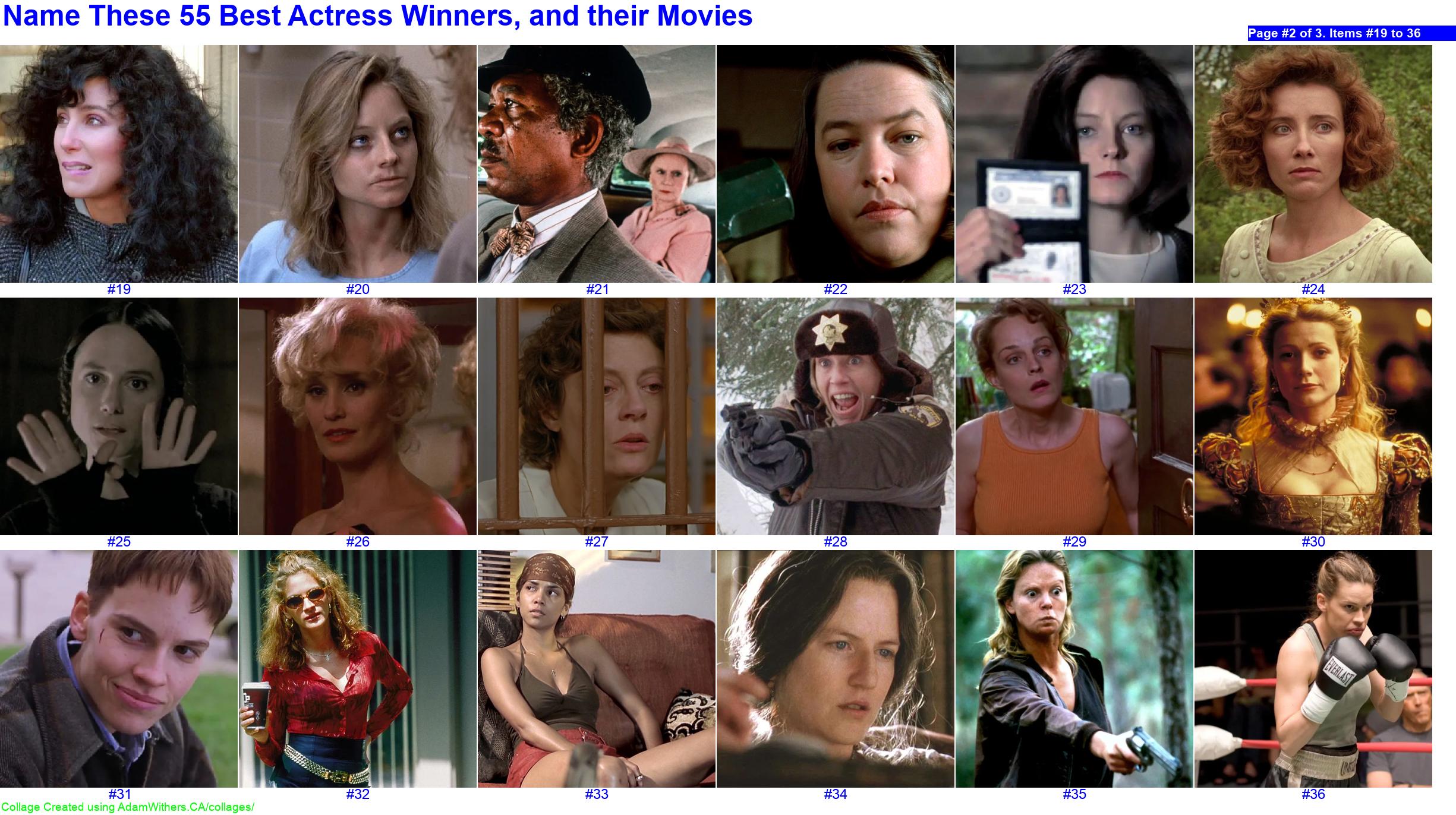 CollageC: guessBestActress Page 2